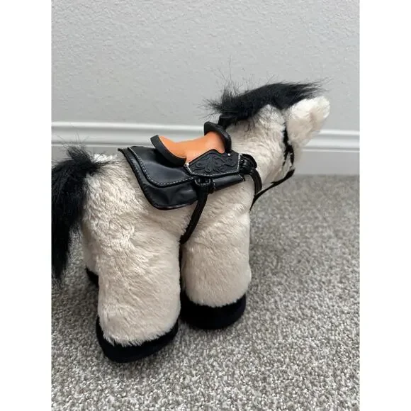 Bobtail Horse Pony Plush Removable Saddle Weighted Legs Stuffed Animal Toy 2014 - Picture 3 of 10